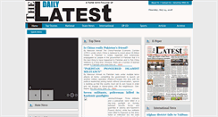 Desktop Screenshot of dailythelatest.com